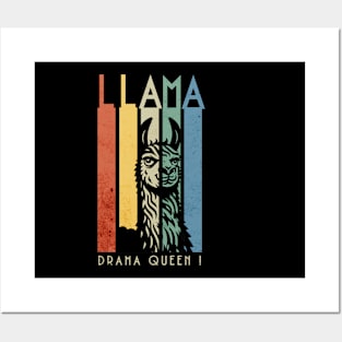 Llama drama queen Posters and Art